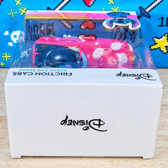 Disney Pixar Lilo and Stitch Friction Cars 1:32 Action and Speed Set of 2 New - Picture 8 of 9